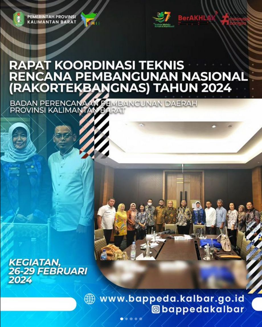 Kegiatan Rapat Koordinasi Teknis Rencana Pembangunan Nasional (RAKORTEKBANGNAS)