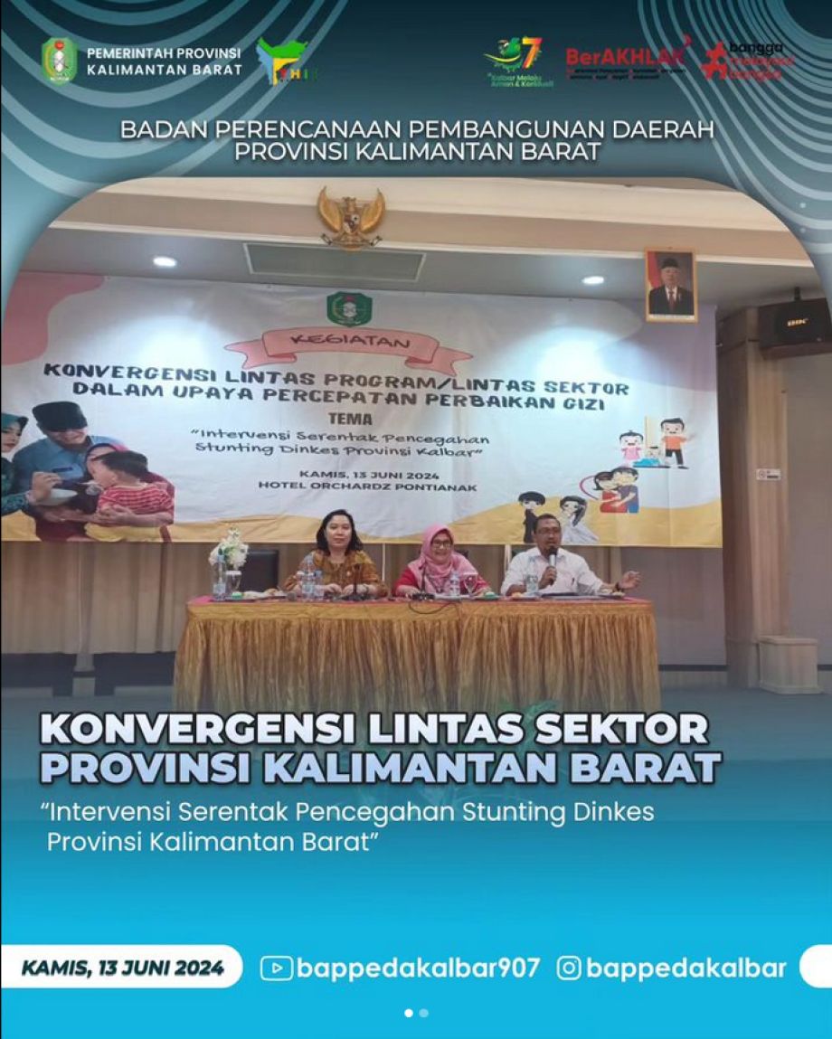 Konvergensi Lintas Sektor Provinsi Kalimantan Barat