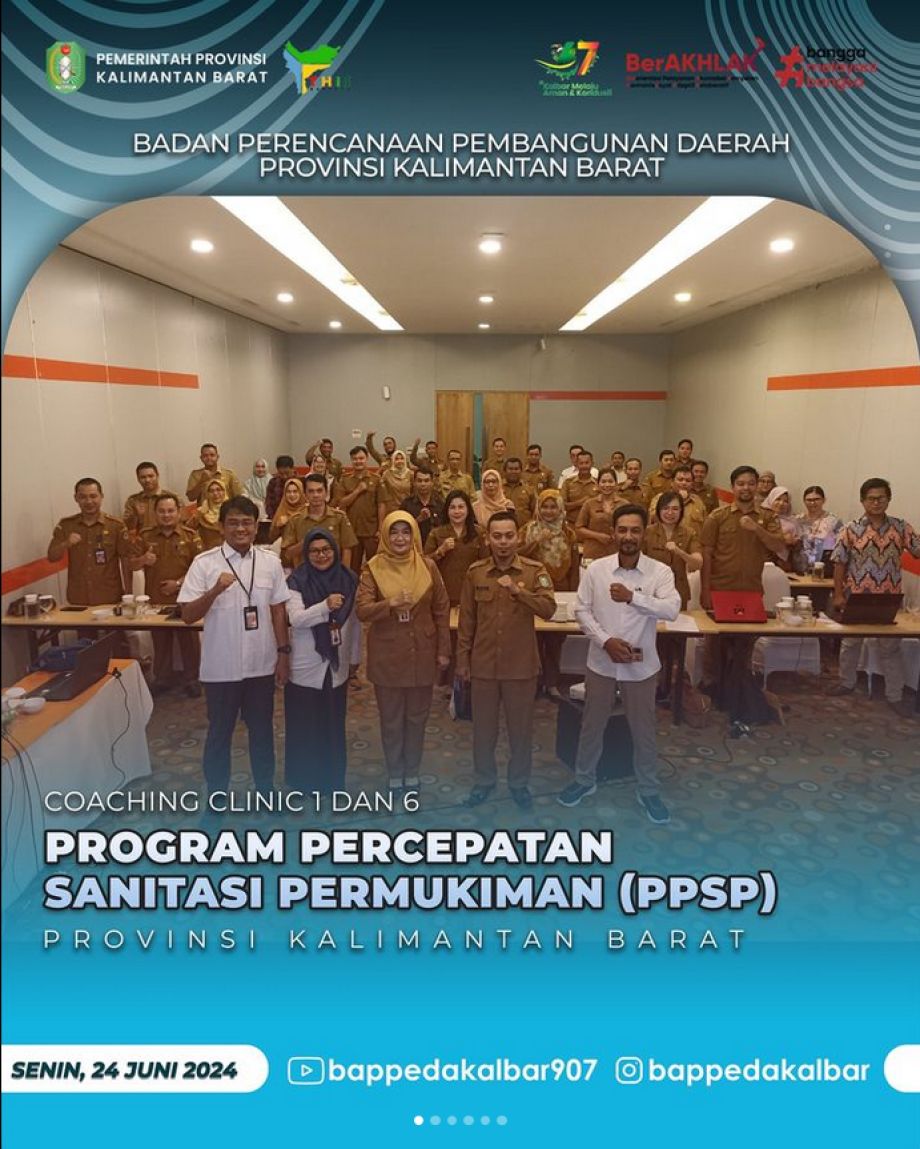 Program Percepatan Sanitasi Permukiman (PPSP) Provinsi Kalimantan Barat