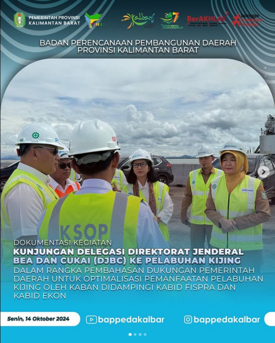 Kunjungan Delegasi Direktorat Jenderal Bea Cukai (DJBC) Ke Pelabuhan Kijing